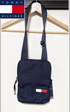 【TOMMY HILFIGER】ショルダーバッグ/サコッシュ/無地/ロゴ/新品
