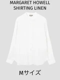 マーガレットハウエル SHIRTING LINEN Mサイズ　リネンシャツ