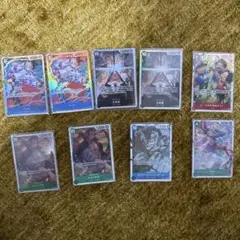 ワンピースカードゲーム SR 9枚セット 受け継がれる意志