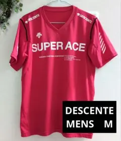 デサント　DESCENTE SUPER ACE Tシャツ レッド赤メンズMENS