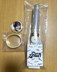 CUTIESTREET ペンライト ラバーバンド＆缶バッチ付き