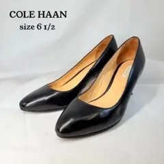 COLE HAAN〈GRANDO ZERO〉パンプス （6.5）レザー　通勤　黒