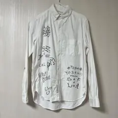 SALT WATER COWBOY グラフィックボタンダウン長袖シャツ