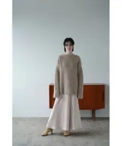 クラネ タグ付き BOAT NECK ALPACA OVER KNIT TOPS CLANE（クラネ）の「BOAT NECK ALPACA OVER KNIT TOPS（ニット