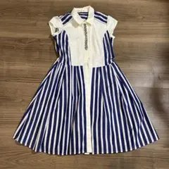 Chesty ストライプ ノースリーブワンピース サイズ1