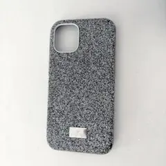 スワロフスキー ケース シルバー 【iPhone12mini】