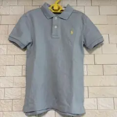 【美品】POLO RALPH LAUREN水色ポロシャツ110㎝
