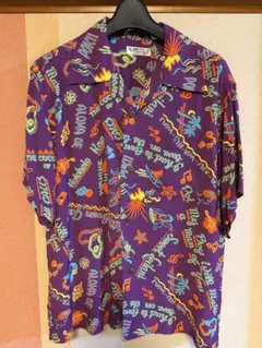 Sun Surf アロハシャツ 半袖 紫