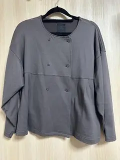 オオカミとフクロウ　オオカミと月夜にかかるクーク　綿ジャケット