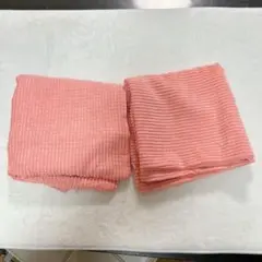クッションカバー　2枚　ピンク　40㎝×40㎝　まくらカバー