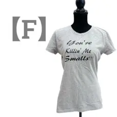 匿名配送✨半袖Tシャツ【F】プリント ロゴ 英字 シンプル グレー