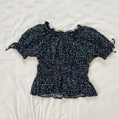 GU 小花柄　トップス　130cm