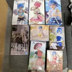 Re:ゼロから始める異世界生活　フィギュア　8点