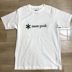 美品　snow peak スノーピーク　ロゴTシャツ　S 白