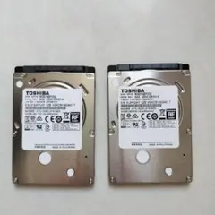 TOSHIBA 320GB 2.5インチHDD 2台セット④