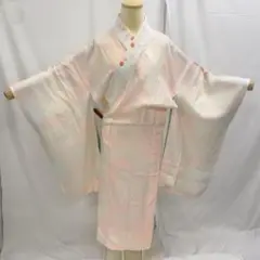 【1970】着物 振袖用襦袢 ピンク 単品販売♪