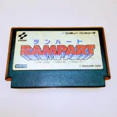 コナミ ファミコンソフト カセット ランパートRAMPART KDS-73