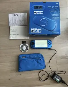 PSP-3000本体 ブルー ソフト3本セット