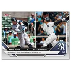 topps now アーロン・ジャッジ　アレックス・ロドリゲス ヤンキース