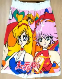 【新品未使用】当時物 キューティーハニーF ラップタオル プールタオル