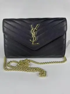 YSL ブラック ショルダーバッグ