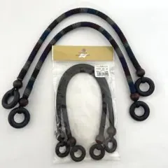 バック 持ち手 木製 2点