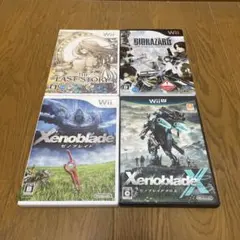 wiiuとwiiのソフト ゼノブレイドなど4本セット