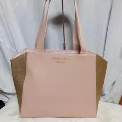 JIMMY CHOO PARFUMSピンクゴールドラメのショルダーバッグバック