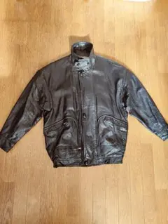 美品　NICOLE　46　羊革　2WAY　レザージャケット　ライダースジャケット NICOLE(ニコル) / レザージャケット・ブルゾン/46/羊革/ブラック