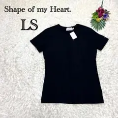★【新品タグ付】シェイプオブマイハート　半袖Tシャツ　ワンポイント刺繍　日本製