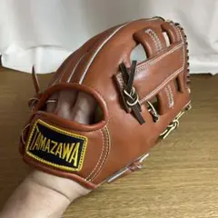玉澤 タマザワ 一般軟式 グローブ グラブ 内野用 美品 ペン跡あり
