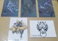 ファイナルファンタジー　Ⅶ クラウディウルフ　3点セット　希少　ミラー ファイナルファンタジー Ⅶ クラウディウルフ 3点セット 希少 ミラー