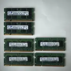 【ジャンク品】サムソンメモリ　2GBx2 512MBx4
