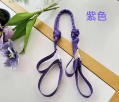 新品未使用　ボールアンドチェーン用ストラップ　紫色