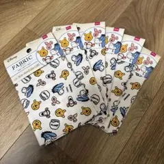 【新品】ディズニー プーさん 生地 はぎれ 30㎝×40㎝ 6枚セット