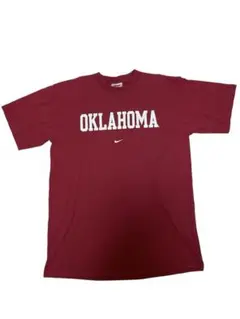 Nike Oklahoma チームタグ　Tシャツ M 赤　90s 美品