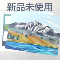 ▲新品未使用▲しゅんこう『利尻島(北海道)』41×32ちぎり絵キット
