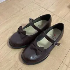 ハルタ　ブラウンフォーマルシューズ　18cm