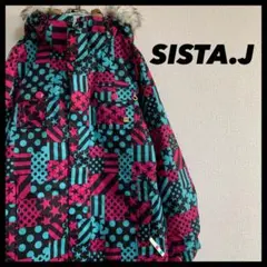 スノボウェア SISTA.J トップス スノボ 総柄 5j