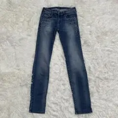 ARMANI JEANS アルマーニジーンズ　ストレッチスキニーデニム　ブルー