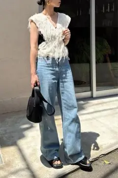 leinwande Fringe Jacquard Top