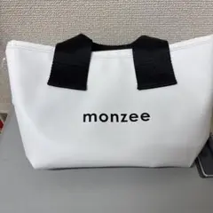 monzee トートバッグ 白