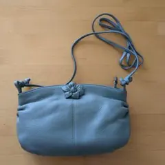 再値下げ　グレー ショルダーバック