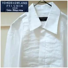【美品】TOMORROWLAND PILGRIM ピンタック フレンチカフス