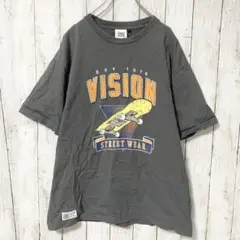 VISION STREET WEAR Tシャツ Lサイズ シミ有 スケボー