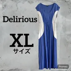 Delirious ノースリーブ ロングワンピース XL