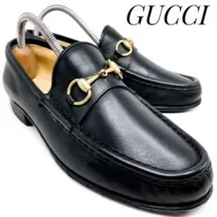 GUCCI グッチ ホースビットローファー 100-0255 黒 23.0cm