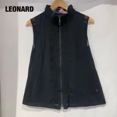 LEONARD SPORT ブラック キルティングベスト 42 2025年最新】LEONARD レディース ベスト・ジレ・ビスチェの人気