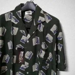 進撃の巨人 半袖シャツパンツセットアップ サイズL Tシャツ 調査兵団