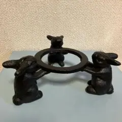 【ゴールデン】うさぎの五徳 4つセット I03839DU00015_1_l.jpg